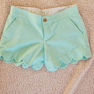 Lilly Pulitzer Teal Women's shorts, 100% cotton, size 00, used